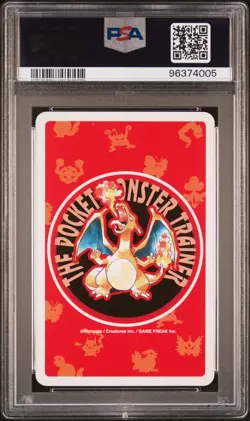 PSA 10 - Slowpoke 7 of Hearts Pokemon Red Poker Playing Card Vintage 1996 POP 6 - Image 2