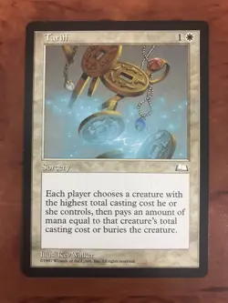 Tariff MTG Magic the Gathering Card NM Near Mint Weatherlight - Image 1