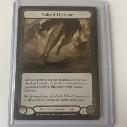 Valiant Dynamo - Cold Foil - Monarch 1st Edition Flesh & Blood - Image 1
