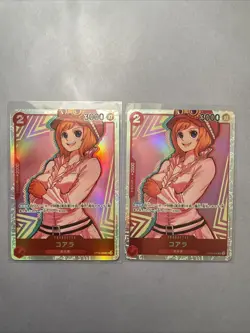 (2) KOALA One Piece Japanese Card Game TCG CCG Rare op05-006 Foil Holo SR - Image 1
