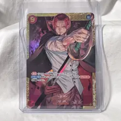 Shanks OP01-120 Secret SEC ROMANCE DAWN ONE PIECE Card Game Japanese TCG - Image 1