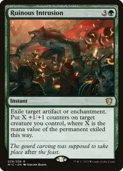 Ruinous Intrusion [Midnight Hunt Commander] MTG - Image 1