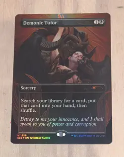 Demonic Tutor (Rainbow Foil) Secret Lair Drop Foil - Image 1