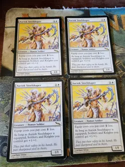 Mirrodin MTG Playset Auriok Steelshaper Magic - Image 1