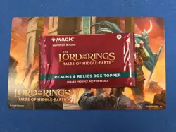 MTG Lord Of The Rings Realms & Relics Box Topper Factory Sealed Pack - Image 1