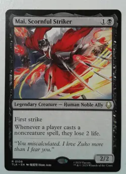Mai, Scornful Striker *Rare* Magic MtG x1 Avatar: The Last Airbender - Image 1