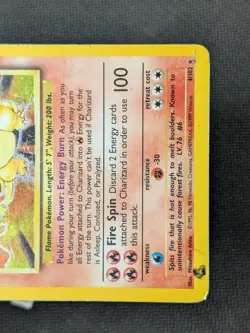 Charizard 4/102 - Base Set Unlimited Holo Rare Pokemon TCG DMG - Image 5