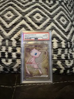 Pokemon Mew EX 151 Ultra-Premium Collection Gold Metal Promo #205 PSA 10 - Image 1