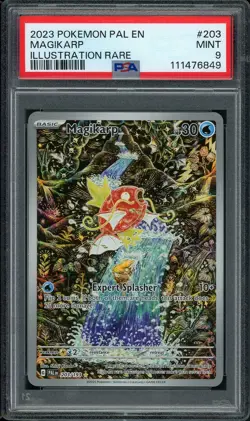 2023 Pokemon Paldea Evolved Magikarp #203/193 PSA 9 Mint - Image 1