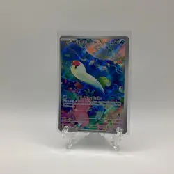 Pokemon TCG Wiglett 206/198 Scarlet & Violet Base Illustration Rare Full Art NM - Image 1