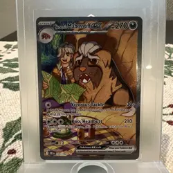 Pokemon TCG Arven's Mabosstiff EX #235/182 Sv10: Destined Rivals SAR - Image 1