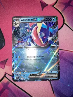 Greninja ex 041/142 Stellar Crown Stamp Special Collection Promo NM ENG Pokemon - Image 2