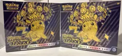 Pokemon TCG Surging Sparks Elite Trainer Box ETB- Factory Sealed Lot of (2) - Image 1