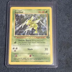 Pokemon TCG Scyther 26/64 Jungle Regular Vintage Rare LP - Image 1