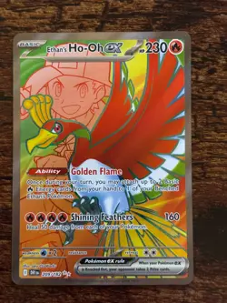 Ethan's Ho-Oh ex 209/182 Sv10: Destined Rivals Holo Pokemon Ultra Rare Bird - Image 1