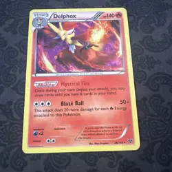 Delphox 26/146 Pokemon TCG XY Base Set Holo Rare - Image 1