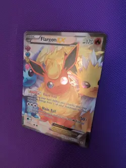 Pokemon Flareon EX (Full Art) RC28-32 Generations: Radiant Collection Holo - Image 2