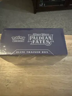 Pokemon TCG Scarlet & Violet Paldean Fates ETB Elite Trainer Box NEW Sealed - Image 2