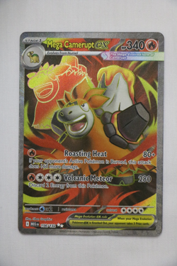 Mega Camerupt ex 156/132 - ME01 Mega Evolution Pokemon TCG - Ultra Rare - NM - Image 1