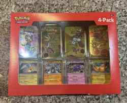 Pokemon 151 Mini Tins 4 Pack Sam’s Club Exclusive SEALED - Image 1