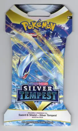 POKEMON TCG SWORD & SHIELD SILVER TEMPEST HANGER PACK FACTORY SEALED BOOSTER PAC - Image 1
