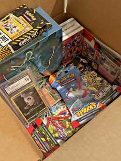Pokemon Huge Lot Collection Sealed Tins Bundle ETB Pack Slab Scarlet & Violet - Image 4