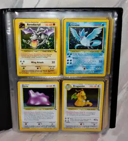 Pokemon Fossil Set English Edition Complete 62/62 Hologram WOTC Aerodactyl NM - Image 1
