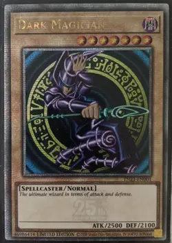 YuGiOh Dark Magician Quarter Century Secret Rare TN23-EN001 - Image 1