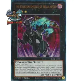 Yugioh! 1x The Phantom Knights of Break Sword RA02-EN035 Ultimate Rare 1st Ed NM - Image 1