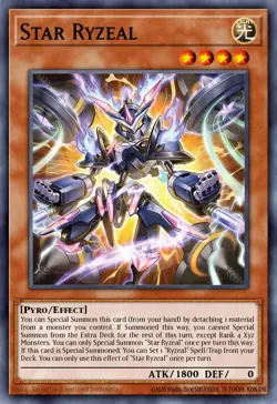 Yugioh ALIN-EN022 - Star Ryzeal - Secret Rare - Image 1