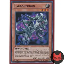 Yugioh Carboneddon DRLG-EN033 Super Rare 1st Edition NM - Image 1