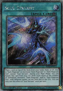 Yugioh Soul Servant RA03-EN271 - Platinum Secret Rare - Image 1