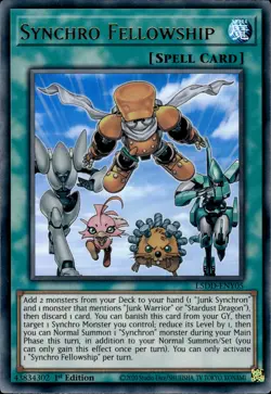 Synchro Fellowship - Ultra Rare 1st Edition L5DD-ENY05 - NM - YuGiOh - Image 1