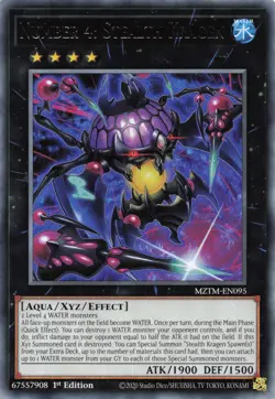 Yugioh MZTM-EN095 - Number 4: Stealth Kragen - Rare - Image 1