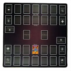 Yugioh Double Playmat 2 Player Mat Black 66 x 66 cm Spielmatte TCG Game Mat YGO - Image 2