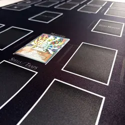 Yugioh Double Playmat 2 Player Mat Black 66 x 66 cm Spielmatte TCG Game Mat YGO - Image 3