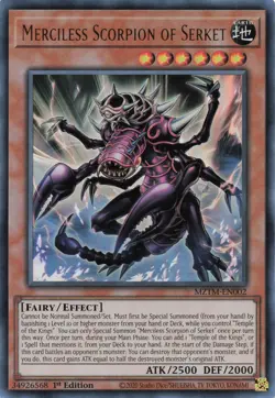 Yugioh MZTM-EN002 - Merciless Scorpion of Serket - Ultra Rare - Image 1
