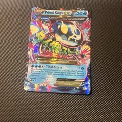 Primal Kyogre EX MEGA (55/160) - Primal Clash Holo Rare 2014 Pokemon Card - Image 1