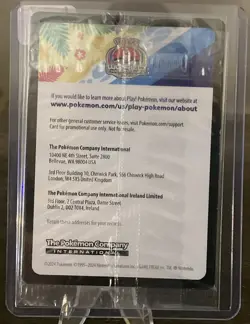 Pikachu World Championships 2024 Promo Card Scarlet & Violet, Sealed - Image 2