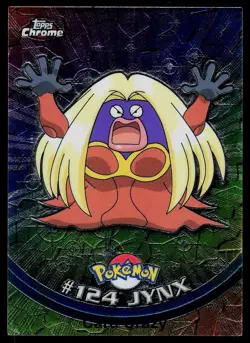 Jynx #124 - Topps Chrome Series 2 Pokemon Card Played - Image 1