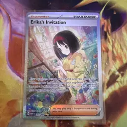 Pokemon TCG SV Scarlet & Violet 151 Erika's Invitation Card #203/165 - Image 1