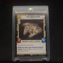 Star Wars Unlimited Millennium Falcon Piece of Junk Legendary SWU SOR #193 - Image 1