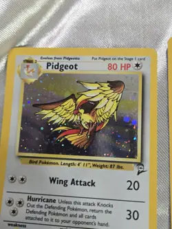 Pokemon Lot Of 2 Cards ,basic Holograms, Pidgeot And Kangaskhan, - Image 2