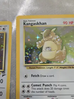Pokemon Lot Of 2 Cards ,basic Holograms, Pidgeot And Kangaskhan, - Image 5