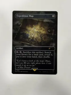 Expedition Map Rainbow Foil Mtg Uncharted Secret Lair Bonus Card - Image 1