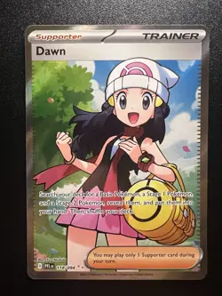 Dawn 118/094 Ultra Rare Full Art NM Pokemon Card PFL Phantasmal Flames - Image 1