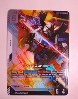 Gundam TCG Card Game Dual Impact GD02-069 LR Zeta Gundam MSZ-006 NM Rare - Image 1