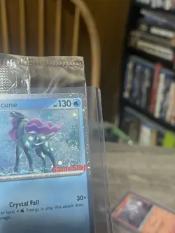 Suicune GameStop Exclusive Stamped Promo Card Phantasmal Flames 026/094 2 Swirls - Image 3