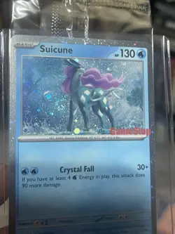 Suicune GameStop Exclusive Stamped Promo Card Phantasmal Flames 026/094 2 Swirls - Image 4