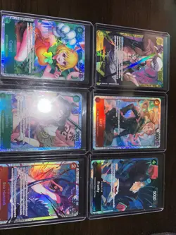 One Piece TCG Lot of 8 Foil Cards - Image 1